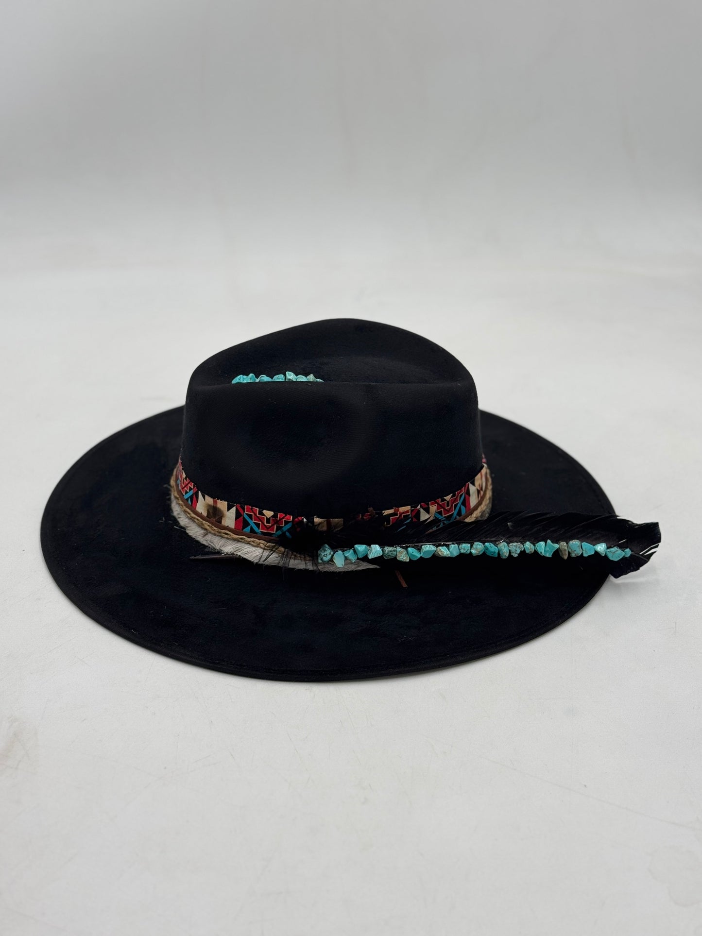 Turquoise hat
